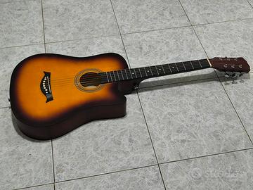 chitarra acustica per principianti + custodia