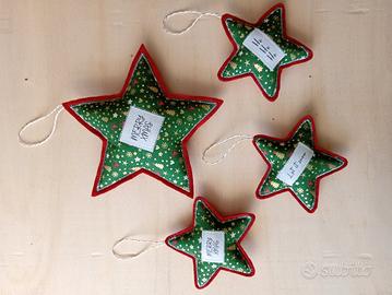Set 4 stelle natalizie