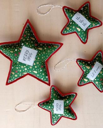 Set 4 stelle natalizie