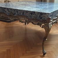 Tavolino bronzo marmo pezzo unico