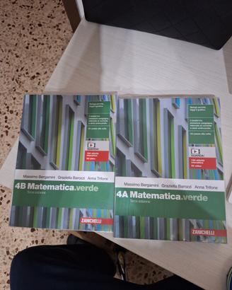 Matematica Verde 4A e 4B  3ED  ISBN: 9788808614384