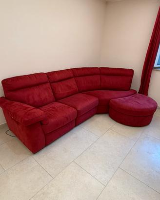 Divano angolare elettrico alzapersona + pouf