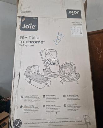 trio joie chrome+ base isofix per ovetto