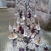 lampada da tavolo a gocce colorate