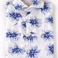 Camicia in lino a fiori nuova Dan John