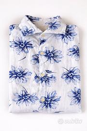 Camicia in lino a fiori nuova Dan John