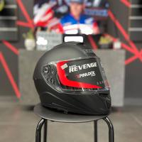 Casco integrale S-LINE 451 nero revenge taglia XL