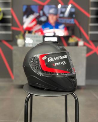 Casco integrale S-LINE 451 nero revenge taglia XL