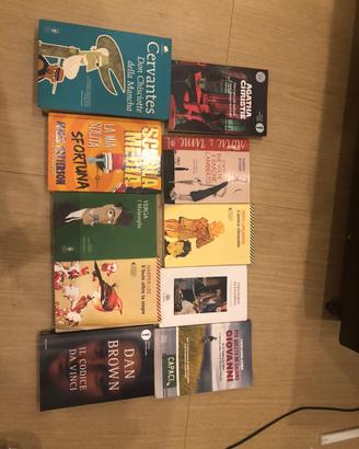 lotto di 10 libri