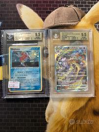 Coppia Mewtwo v star e Magikarp Holo BGS 9,5