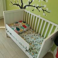 Lettino ikea sundvik +materasso + lenzuola +cuscin