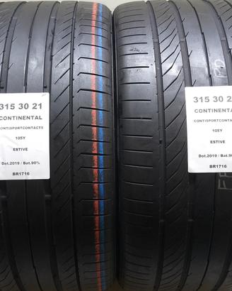 2 GOMME 315 30 21 CONTINENTAL BR1716