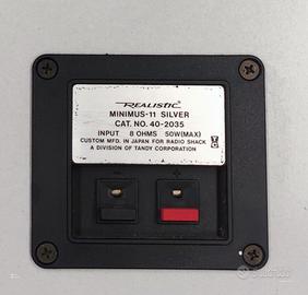 Casse acustiche in Alluminio Realistic Minimus 11
