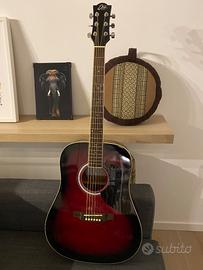 Chitarra acustica Eko Ranger 6 Red Sunburst nuova