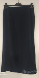 Gonna midi blu scuro a tubino  M/L