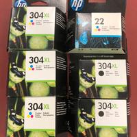 Hp 304 xl hp 22 nero e colori