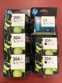 Hp 304 xl hp 22 nero e colori
