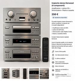 Stereo HI FI Kenwood
