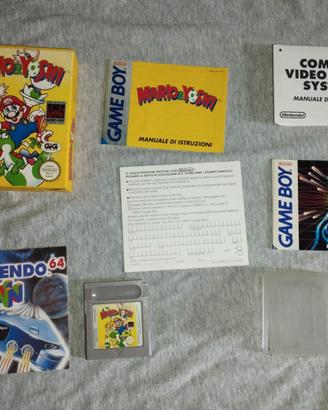 Mario & Yoshi – Game Boy GIG – scatola e manuali