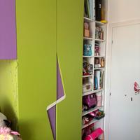 Cameretta con armadio a ponte