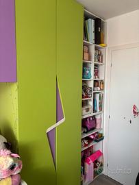 Cameretta con armadio a ponte