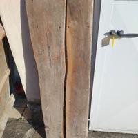 due mensole legno di ulivo 