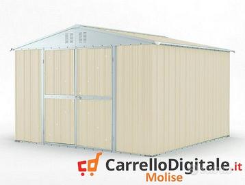 Box struttura lamiera Acciaio 327x307cm avorio