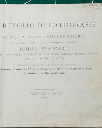 PORTFOLIO DI FOTOGRAFIE DI CITTA' - STODDARD 1900