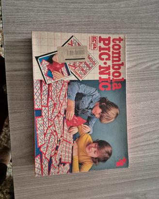 Gioco tombola pic nic vintage