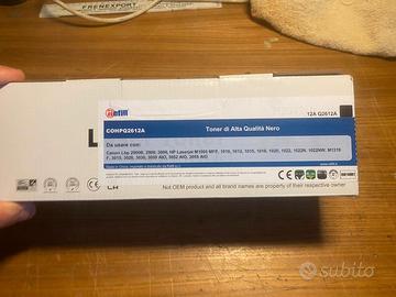 Toner Laser Nero Refill COHPQ2612A / HP 12A (Q2612