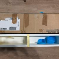 Mensola a 2 scomparti - Bianco opaco - NUOVA