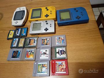 Game boy color/Advance/pocket + giochi 