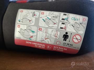 seggiolino alzatina per auto 