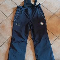 Pantaloni sci EA7 fisi nazionale sci italiana XL