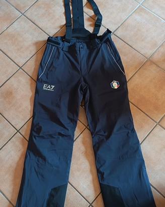 Pantaloni sci EA7 fisi nazionale sci italiana XL