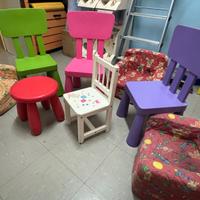 Sedute Bimbo - Sedie Sgabelli Poltroncine