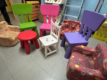 Sedute Bimbo - Sedie Sgabelli Poltroncine