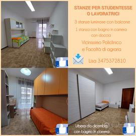 stanze studentesse/ lavoratrici 