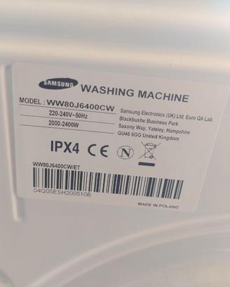 Pezzi di ricambio lavatrice Samsung