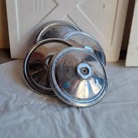 4 copricerchi cromati originali Fiat 500 d'epoca