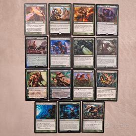 MTG lotto carte Magic verdi