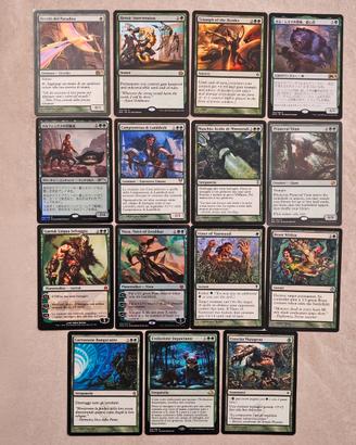 MTG lotto carte Magic verdi