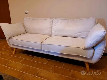 Divano 3 posti stile nordico