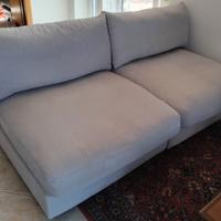 Divano componibile sfoderabile in tessuto