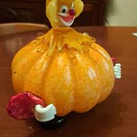 Pagliaccio vetro di Murano