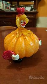 Pagliaccio vetro di Murano