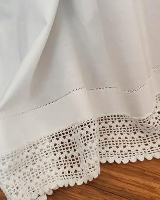 Grande Lenzuolo Vintage Letto Matrimoniale