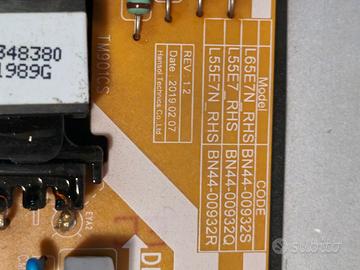 scheda alimentazione TV Samsung 55 pollici 