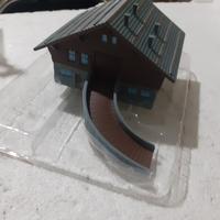 edificio in resina modellismo ferroviario scala n