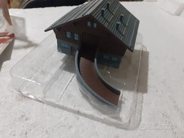 edificio in resina modellismo ferroviario scala n